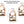 Kinderregal in Hausform - 7 Farben