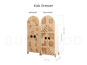 Montessori Lern-Kleiderschrank von Busywood