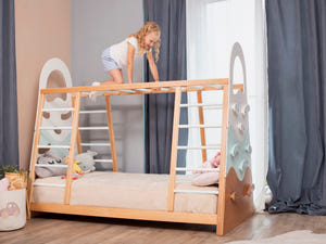 Montessori Spiel- und Kletterbett (Wave)