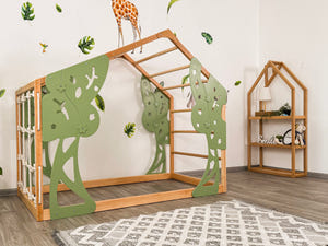 Forest Gym Bett – Kletter-Bodenbett für Kinder