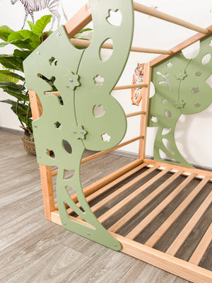 Forest Bed mit Lattenrost - Kinderbett mit Kletterwand