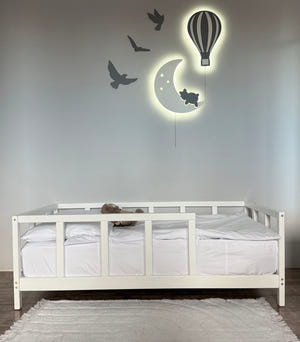 Queen size bed frame – Side View