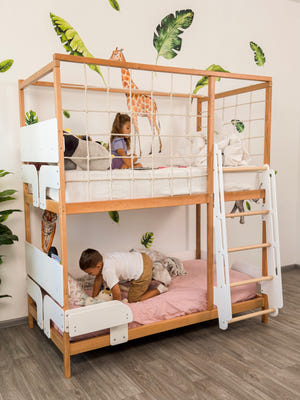 Etagenbett mit zwei gleich großen Liegeflächen (Ursa Minor Bett)