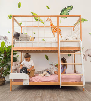 Etagenbett mit zwei gleich großen Liegeflächen (Ursa Minor Bett)