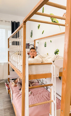 Montessori Jungle Kletter-Etagenbett für Kinder