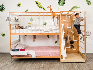 Montessori Jungle Kletter-Etagenbett für Kinder