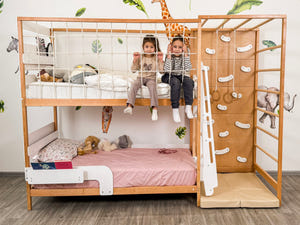 Montessori Jungle Kletter-Etagenbett für Kinder