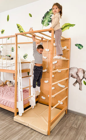 Montessori Jungle Kletter-Etagenbett für Kinder