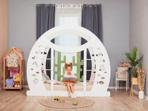 Montessori Kletterbett aus Holz (Adventure)