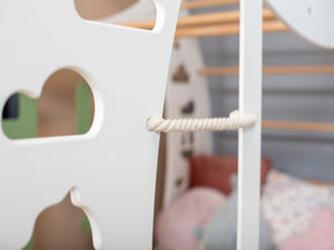 Montessori Kletterbett aus Holz (Adventure)