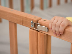 Montessori-Bodenbett mit Lattenrost - Kinderbett aus Holz (Modell 6.2/19)