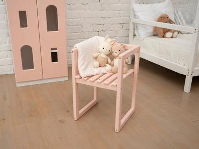 Montessori Kinderstuhl aus Holz (Chair Cube)
