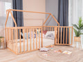 baby crib floor bed – Side View