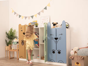 Kinderschrank im Tierdesign