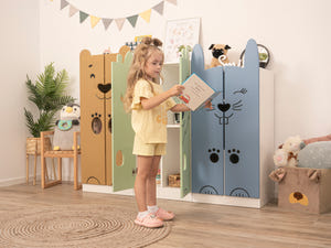 Kinderschrank im Tierdesign