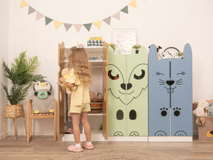 Kinderschrank im Tierdesign