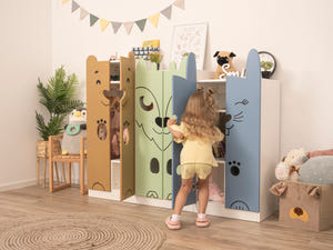 Kinderschrank im Tierdesign