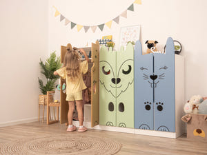 Kinderschrank im Tierdesign