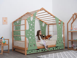 Praktische Unterbett-Schubladen