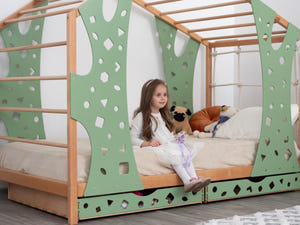 Praktische Unterbett-Schubladen