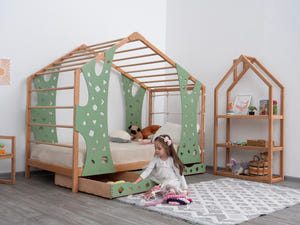 Praktische Unterbett-Schubladen
