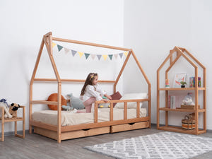 Praktische Unterbett-Schubladen