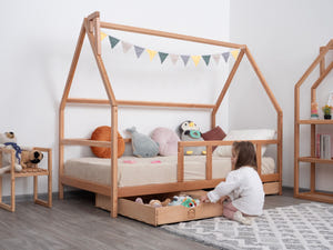 Praktische Unterbett-Schubladen