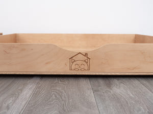 Praktische Unterbett-Schubladen