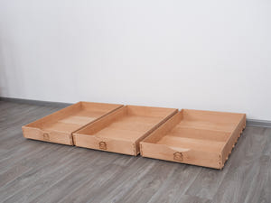 Praktische Unterbett-Schubladen