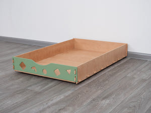 Praktische Unterbett-Schubladen