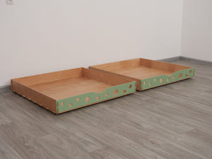 Praktische Unterbett-Schubladen