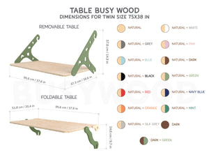 Tisch für Busywood Gym Bed