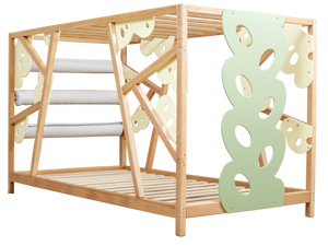 Montessori Kletterbett aus Holz (Lemur)