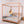 Jugendbett aus Holz mit Beinen und Lattenrost Twin, Full und Queen Size Bettrahmen (Modell 8)