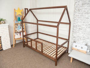 Montessori-Hausbett mit Füßen (Modell 2)