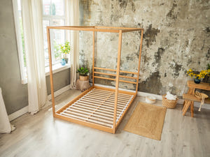 Himmelbett – Sicheres und stilvolles Bett fürs Jugendzimmer (Modell 8)