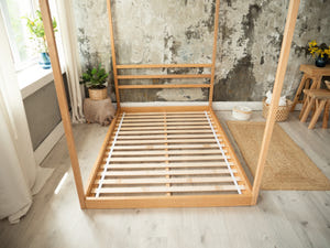 Himmelbett – Sicheres und stilvolles Bett fürs Jugendzimmer (Modell 8)