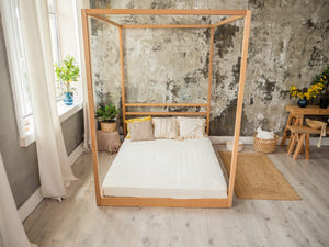 Himmelbett – Sicheres und stilvolles Bett fürs Jugendzimmer (Modell 8)